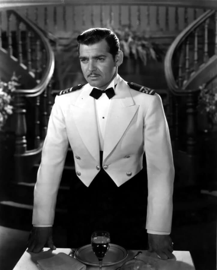 Clark Gable nosi neurednu jaknu