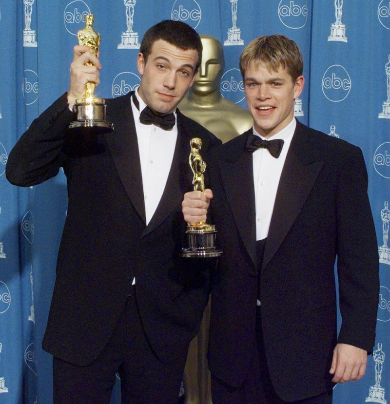 Ben Affleck y Matt Damon en los Oscar de 1998