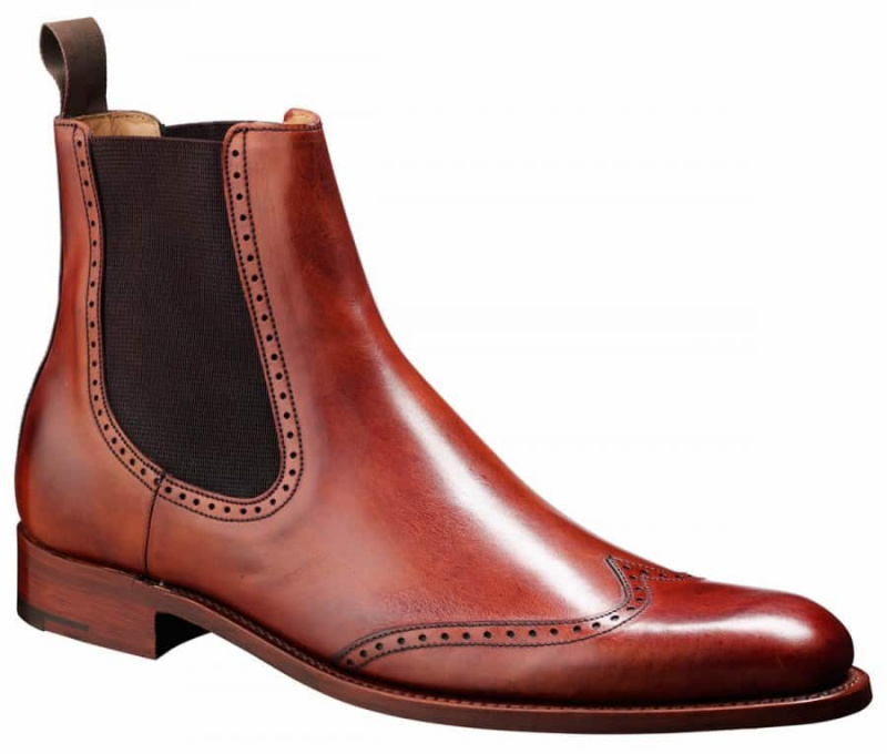 Barker Luxembourg Chelsea Boot avec Brogueing