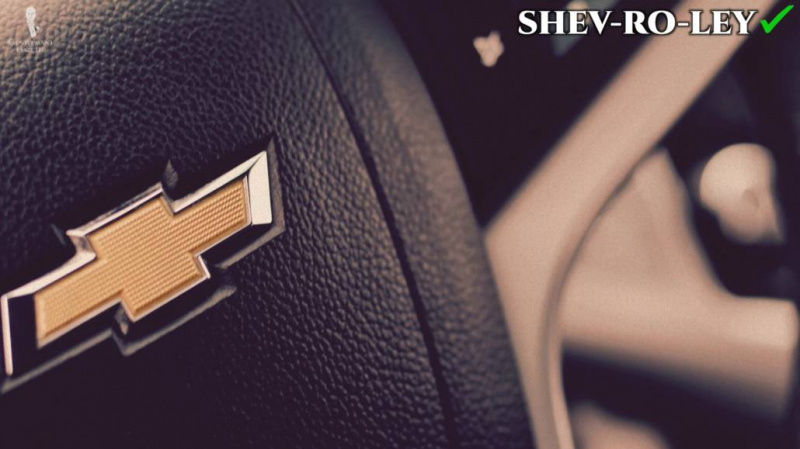 La prononciation correcte pour Chevrolet est Shev-ro-ley, qui est d
