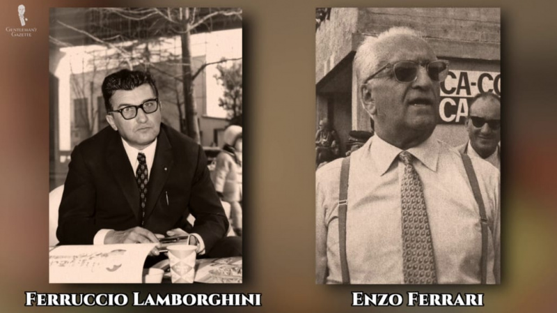 Por causa de uma discussão entre Ferruccio Lamborghini e Enzo Ferrari, suas duas empresas permaneceram rivais até hoje.