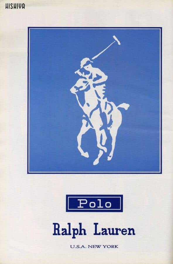 Anúncio Polo Ralph Lauren 1975
