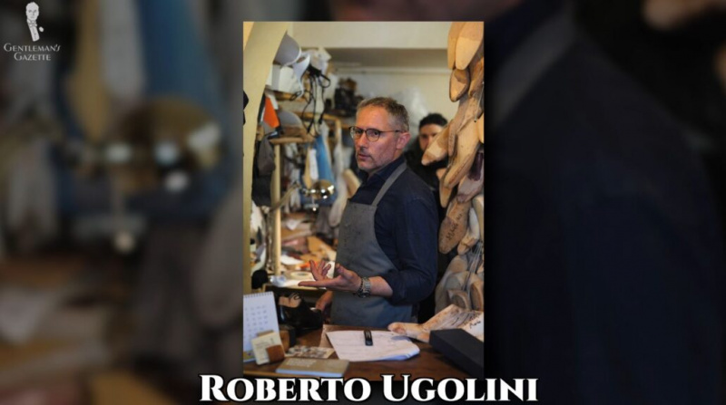 Le regretté cordonnier italien sur mesure Roberto Ugolini