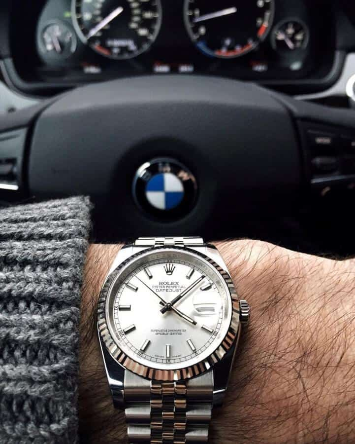 BMW & Rolex Oyster Perpetual Date Just