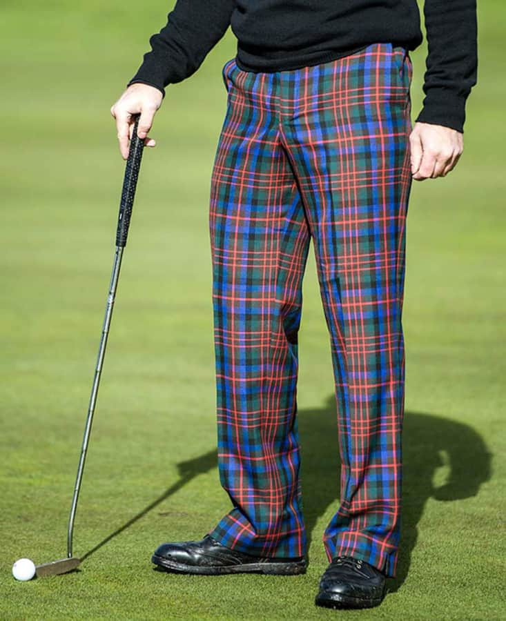 Calças de golfe eram uma forma original de calças GTH