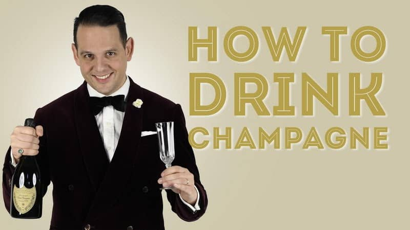 Como esfriar, abrir, servir e beber champanhe