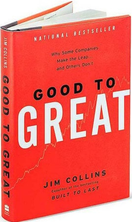 Good to Great - um dos melhores livros de negócios de todos os tempos