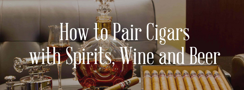 Cómo emparejar cigarros con licores, vino y cerveza
