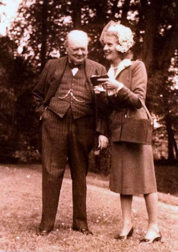 Winston Churchill e Odette Pol-Roger