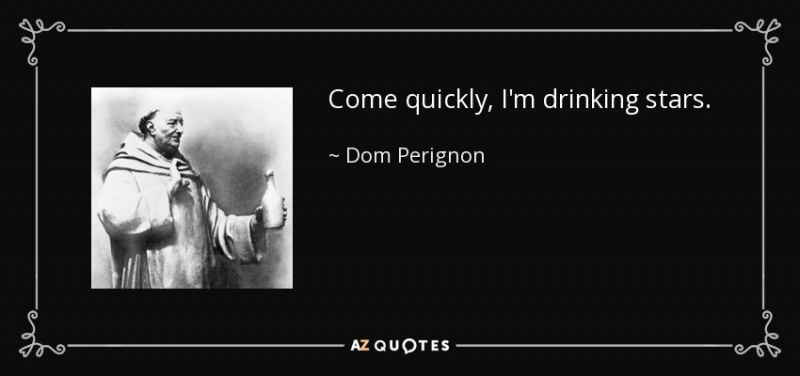 Dom Pierre Pérignon dronk sterren