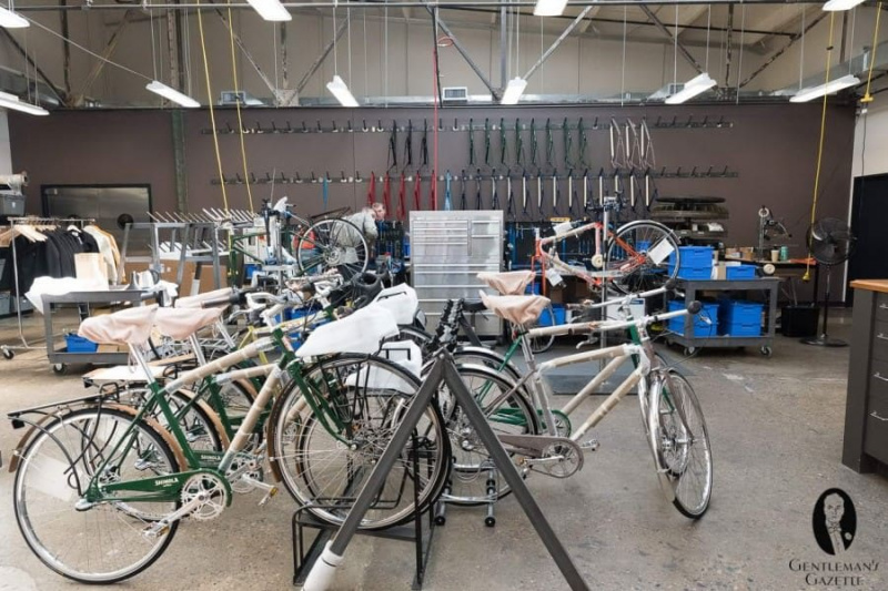 Les vélos Shinola sont assemblés dans la boutique Shinola