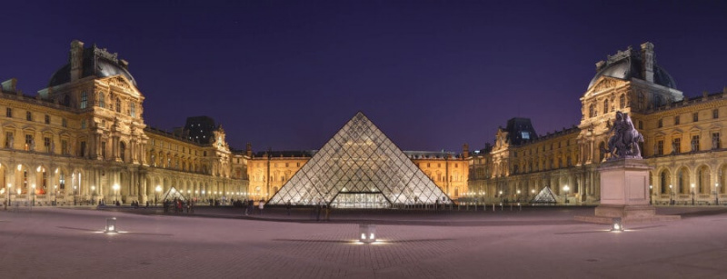 Het Louvre in Parijs is een van 
