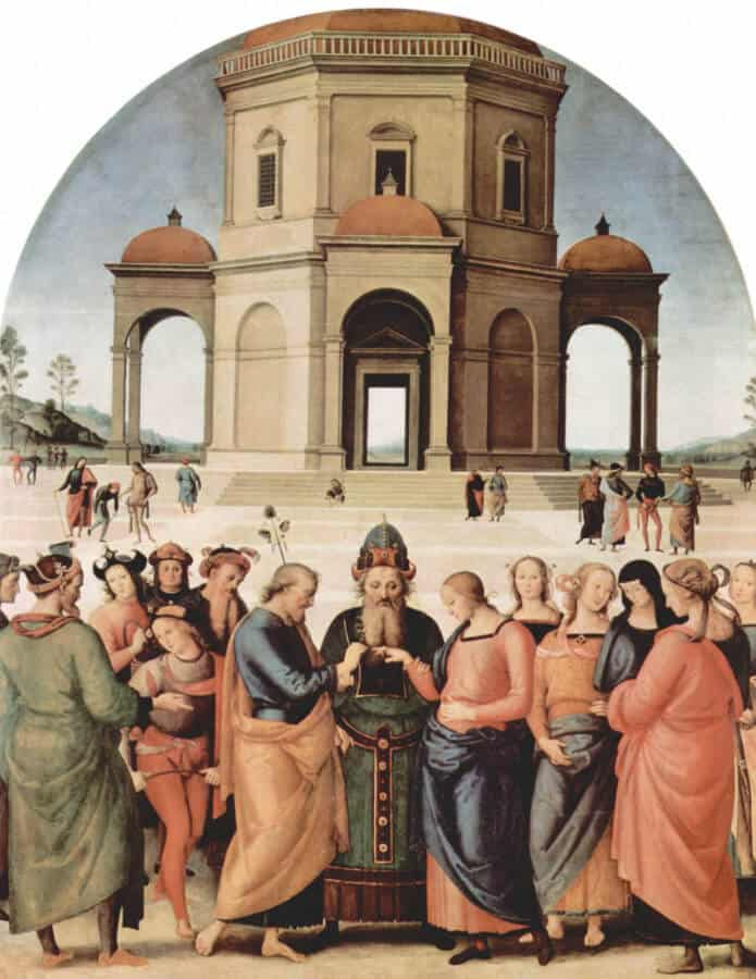 Huwelijk van de Maagd door Raphael