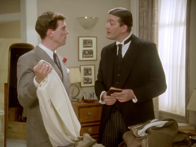 Jeeves portant un Tailcoat