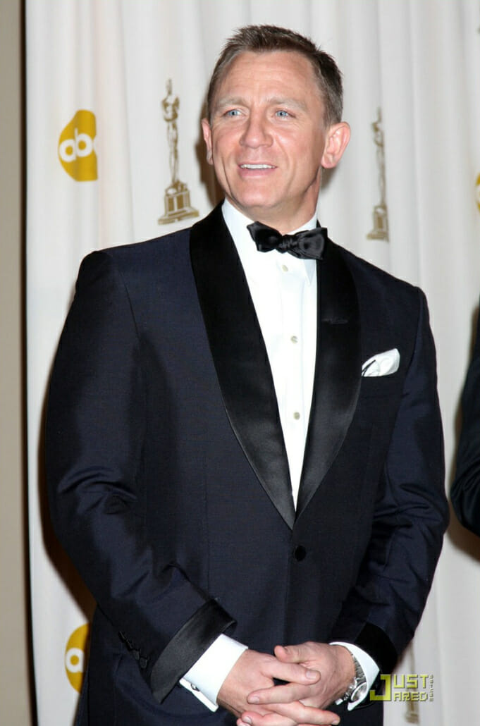 Daniel Craig portant Tom Ford aux Oscars 2009 (JustJared.com)